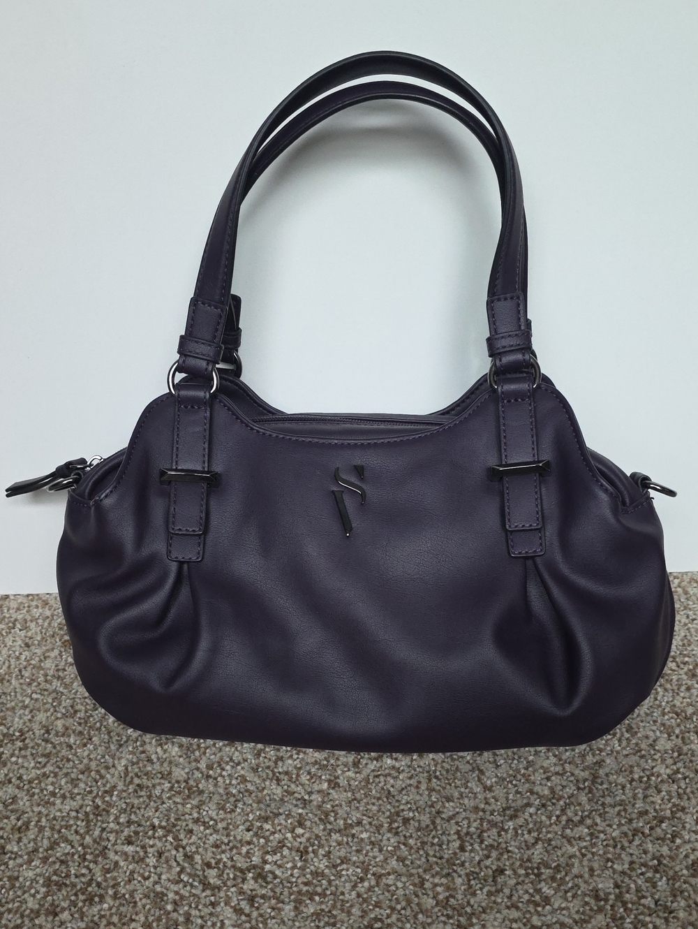 Dark Purple Women's Satchel Shoulder Bag